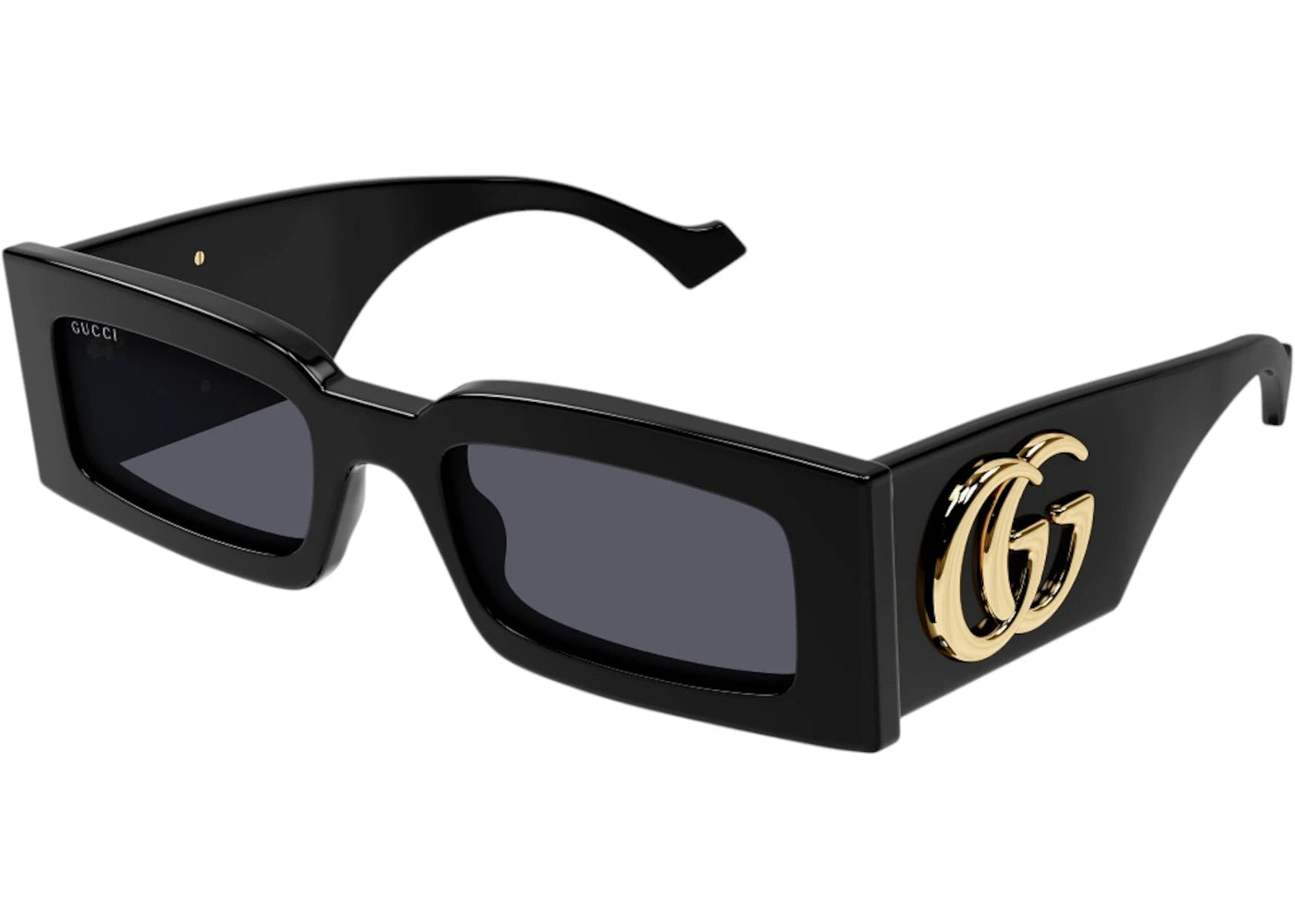 Gucci Rectangle Sunglasses Black (Gg1425S 001)