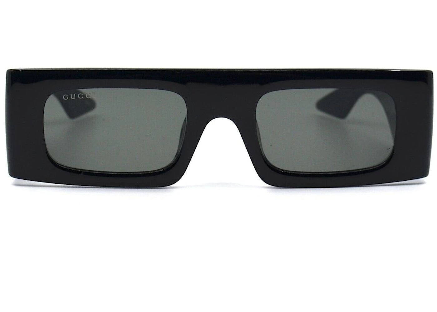 Gucci Rectangle Sunglasses Black/Grey Gg1646S-001