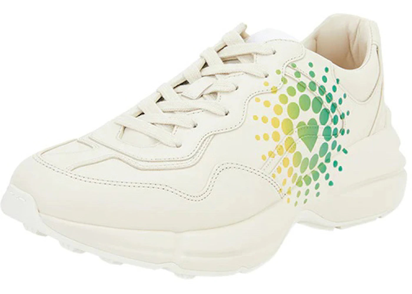 gucci rhyton love parade beige yellow green