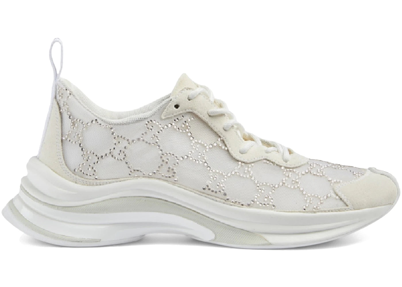 Gucci Run Gg Crystal White (Women'S)