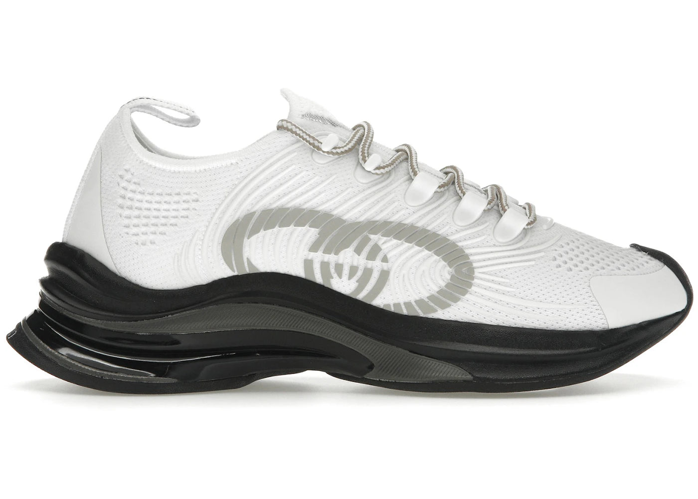 gucci run white black