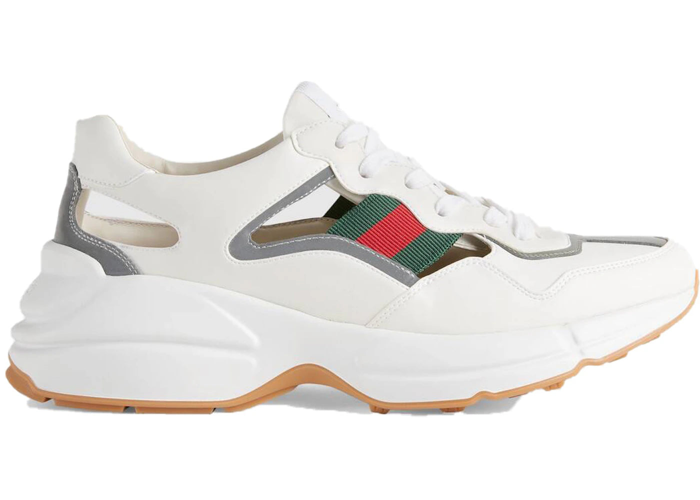 gucci rython cut out white