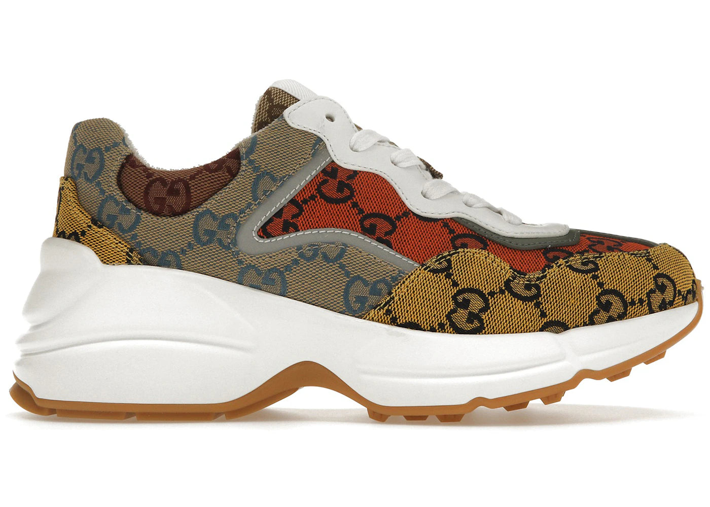 gucci rython gg multicolor white (women's)