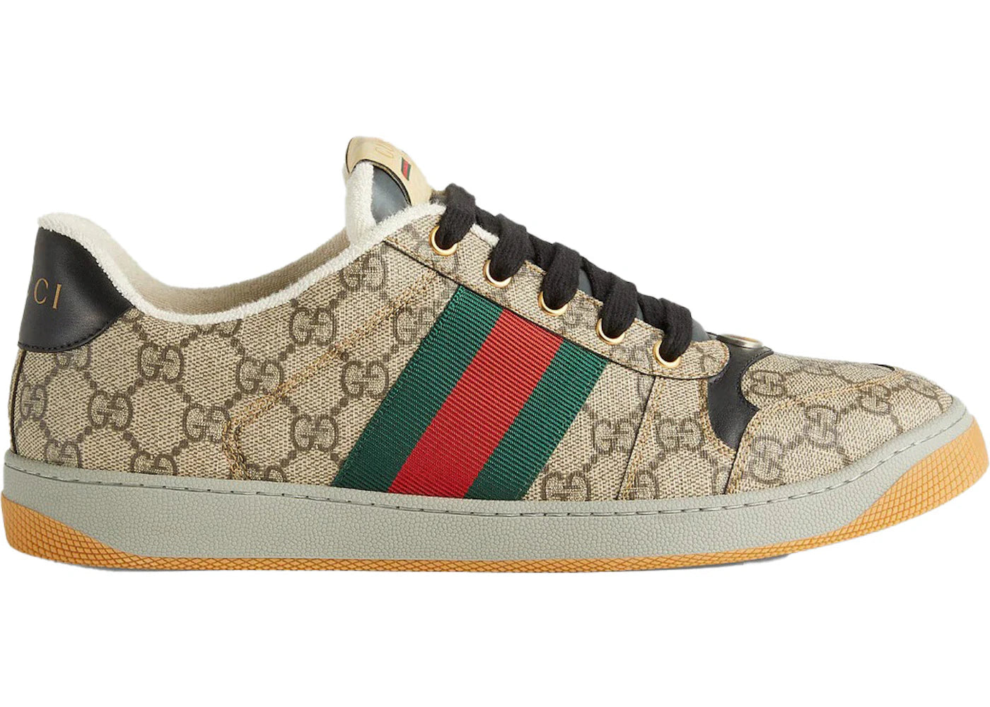 gucci screener beige ebony