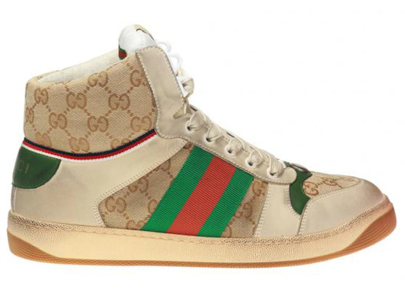 Gucci Screener Gg High Off-White