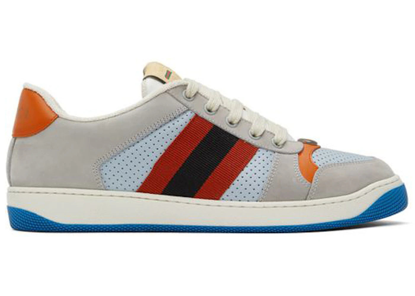 gucci screener lovelight grey suede