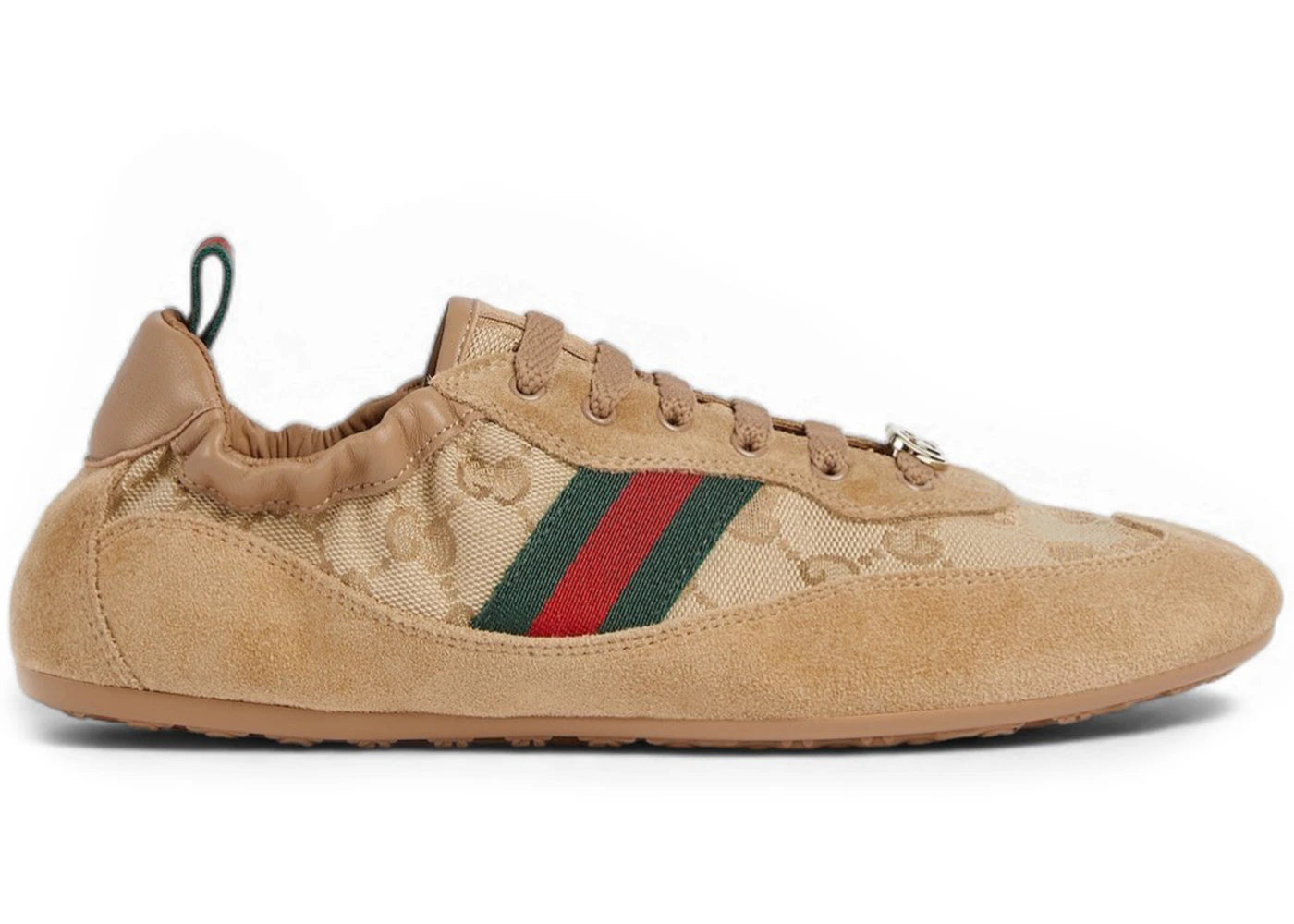 Gucci Shift Sneaker Light Beige Gg Canvas (Women'S)