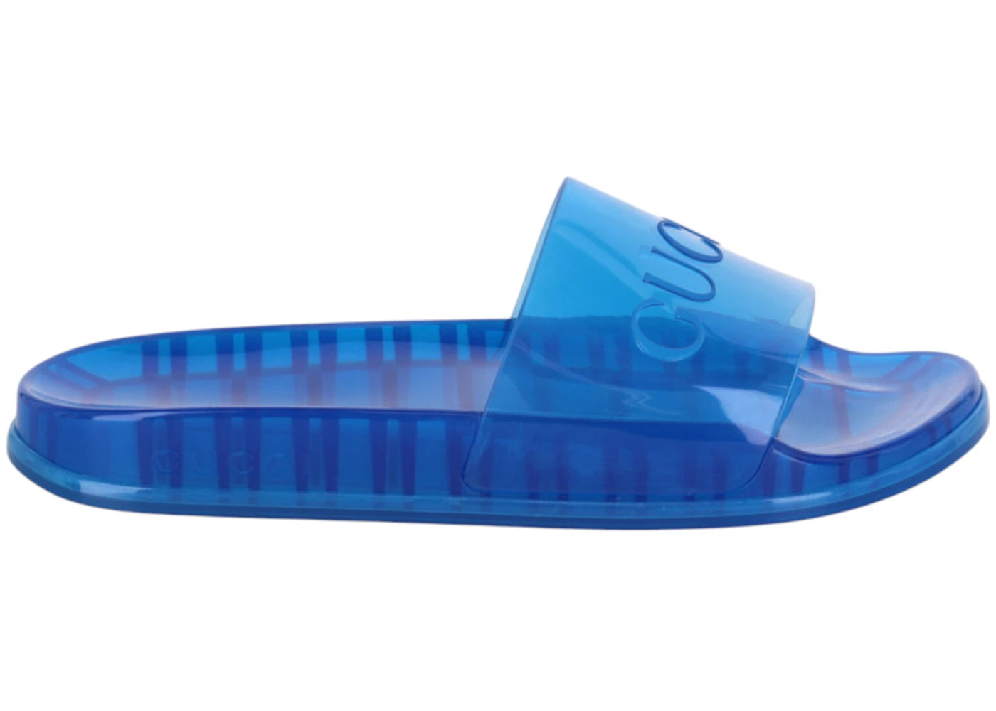 Gucci Slide Transparent Blue