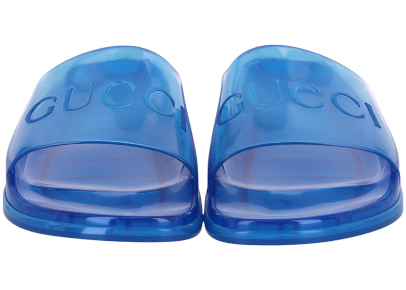 Gucci Slide Transparent Blue