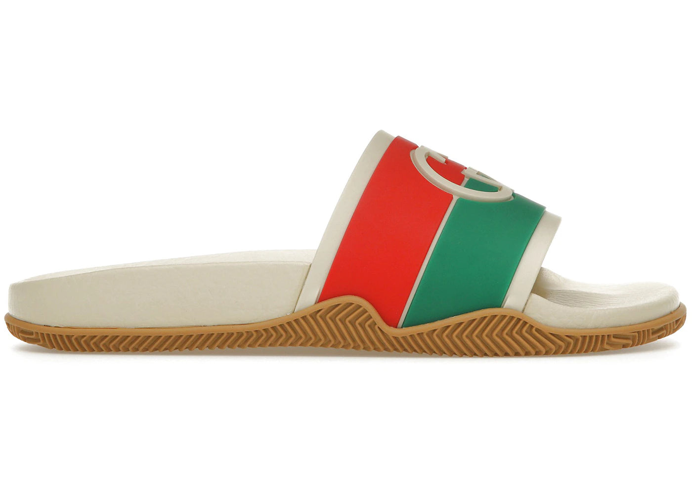 gucci slides interlocking g orange (women's)
