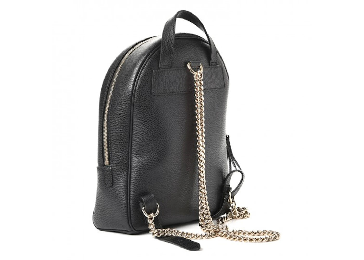 gucci soho chain backpack black