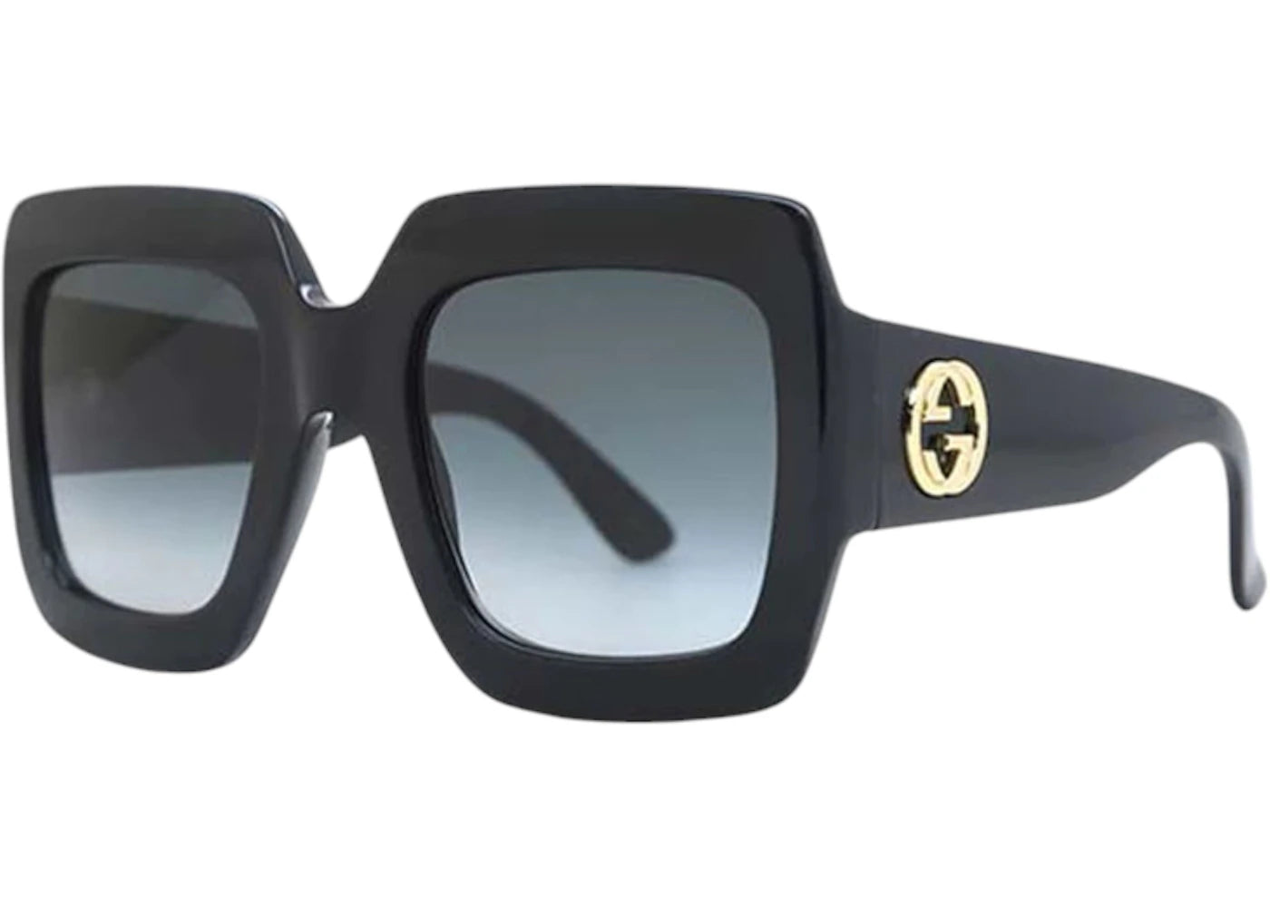Gucci Square Sunglasses Black (Gg0053Sn 001)