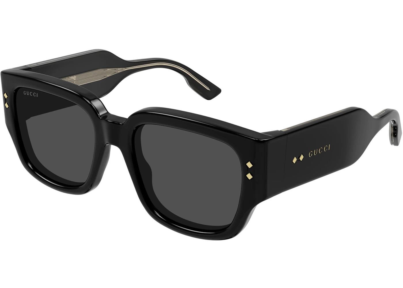 Gucci Square Sunglasses Black (Gg1261S-001-54)