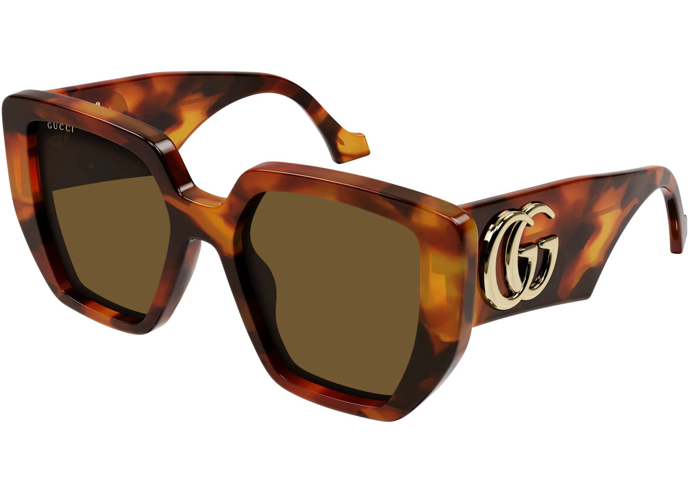 Gucci Square Sunglasses Tortise (Gg0956S-007-Fr)