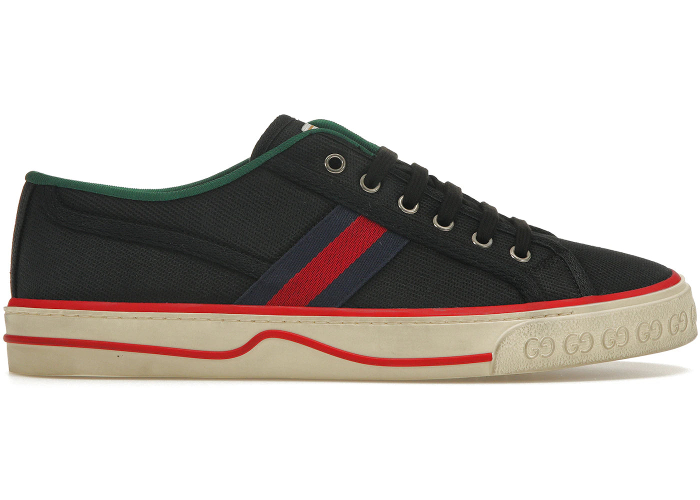 gucci tennis 1977 black cotton