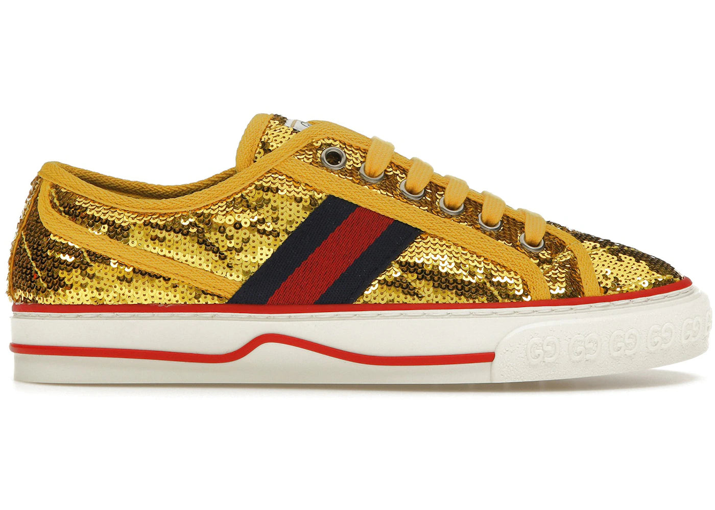 gucci tennis 1977 gold (women's)
