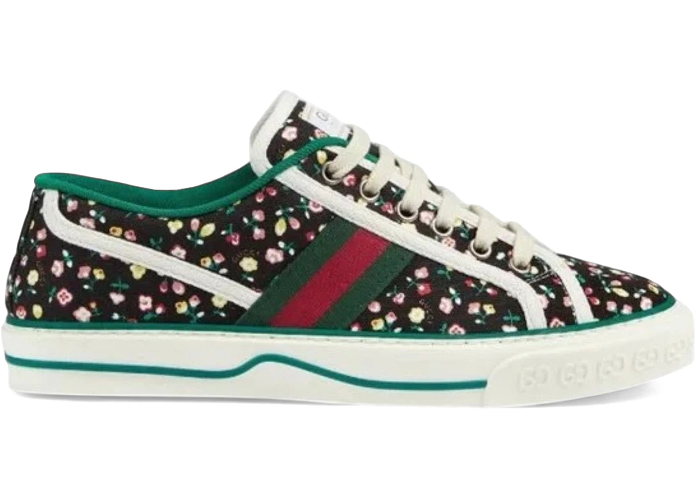 Gucci Tennis 1977 Holly Print Black Peach (Women'S)