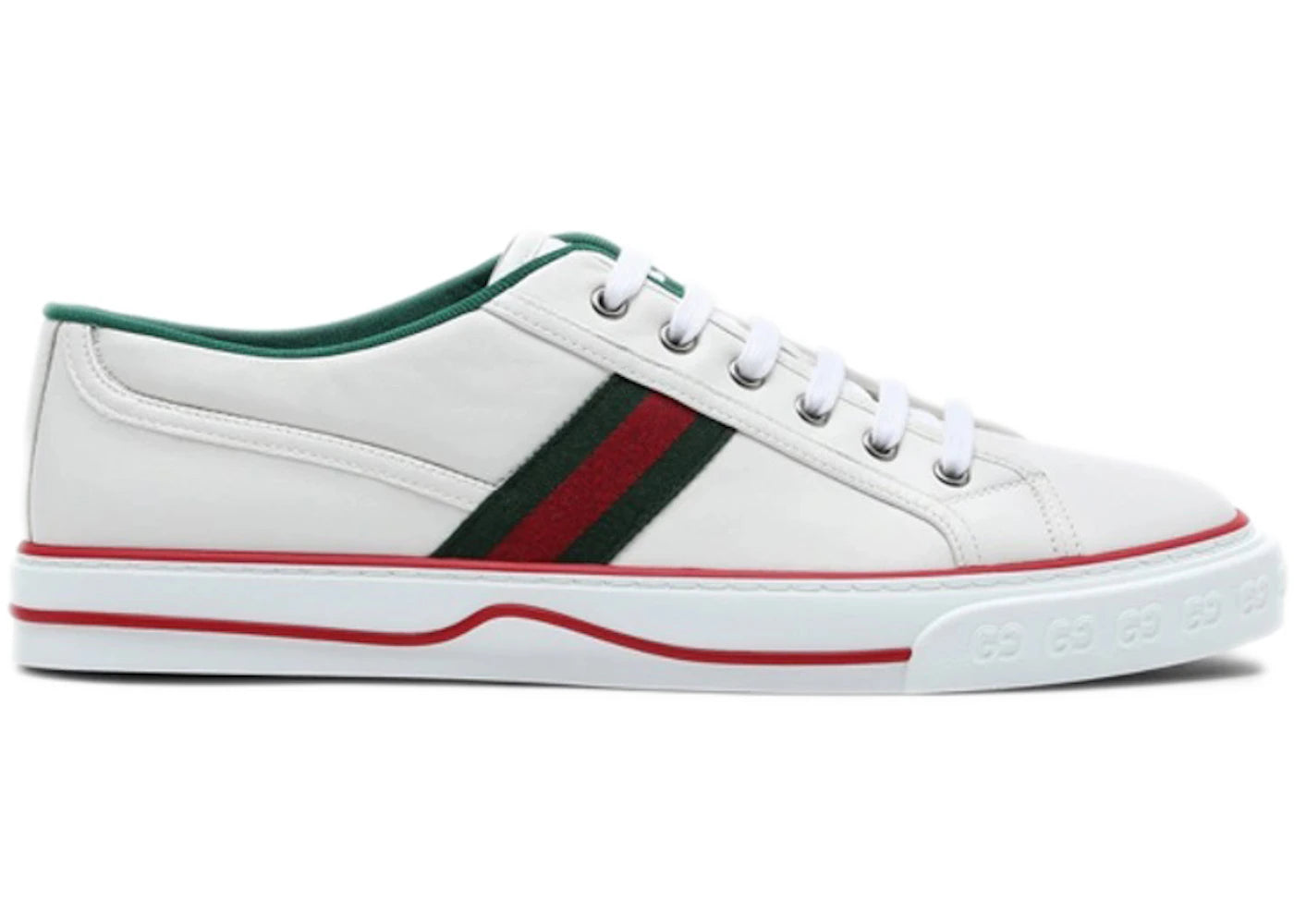 gucci tennis 1977 white green red
