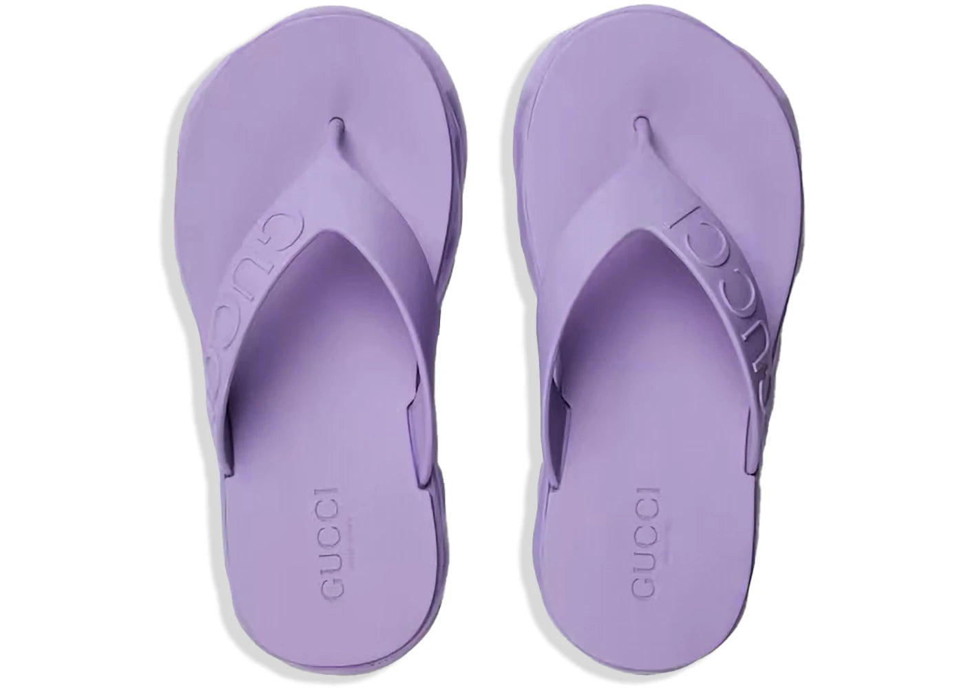 gucci thong platform sandal lilac (women's)