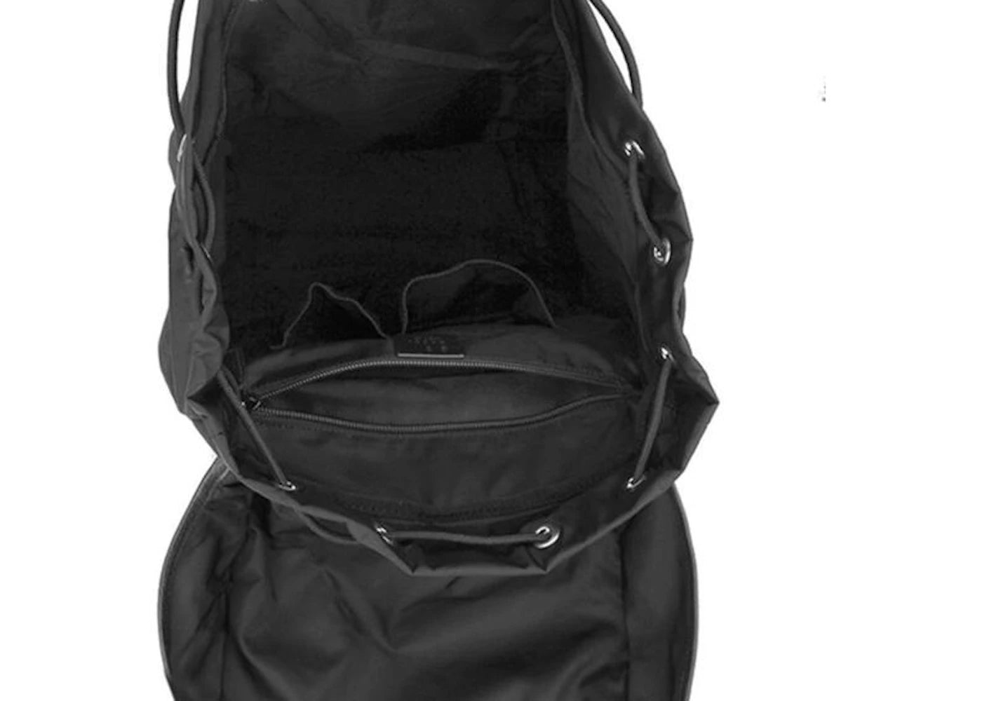 gucci travel nylon backpack large black