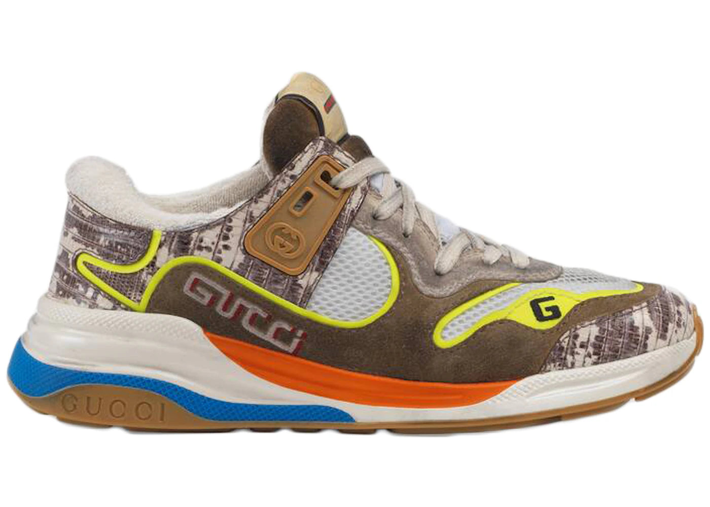 gucci ultrapace brown yellow (women's)