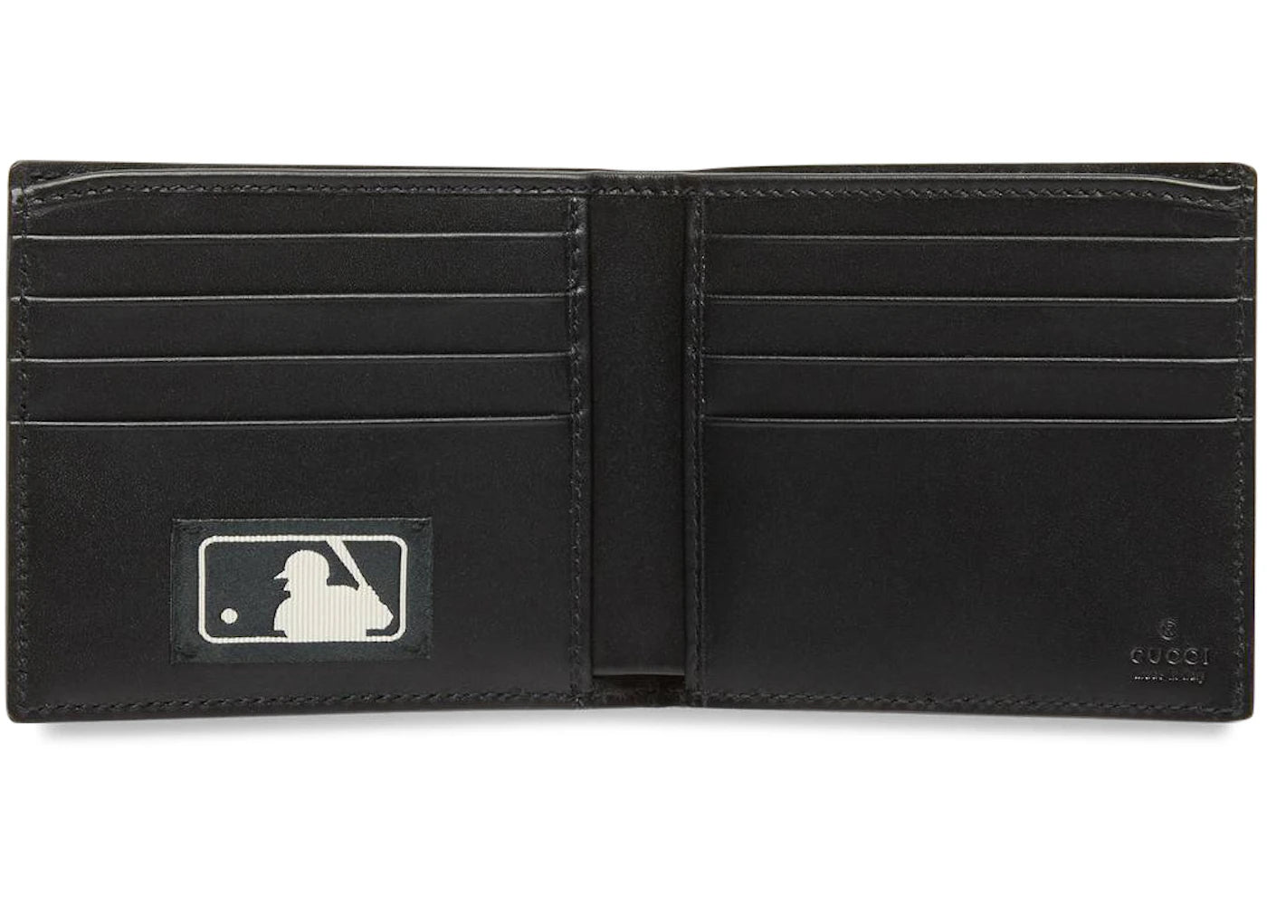 gucci wallet la dodgers patch black