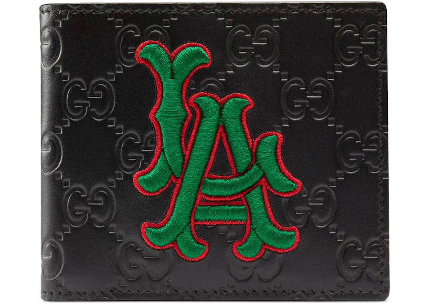 Gucci Wallet La Dodgers Patch Black