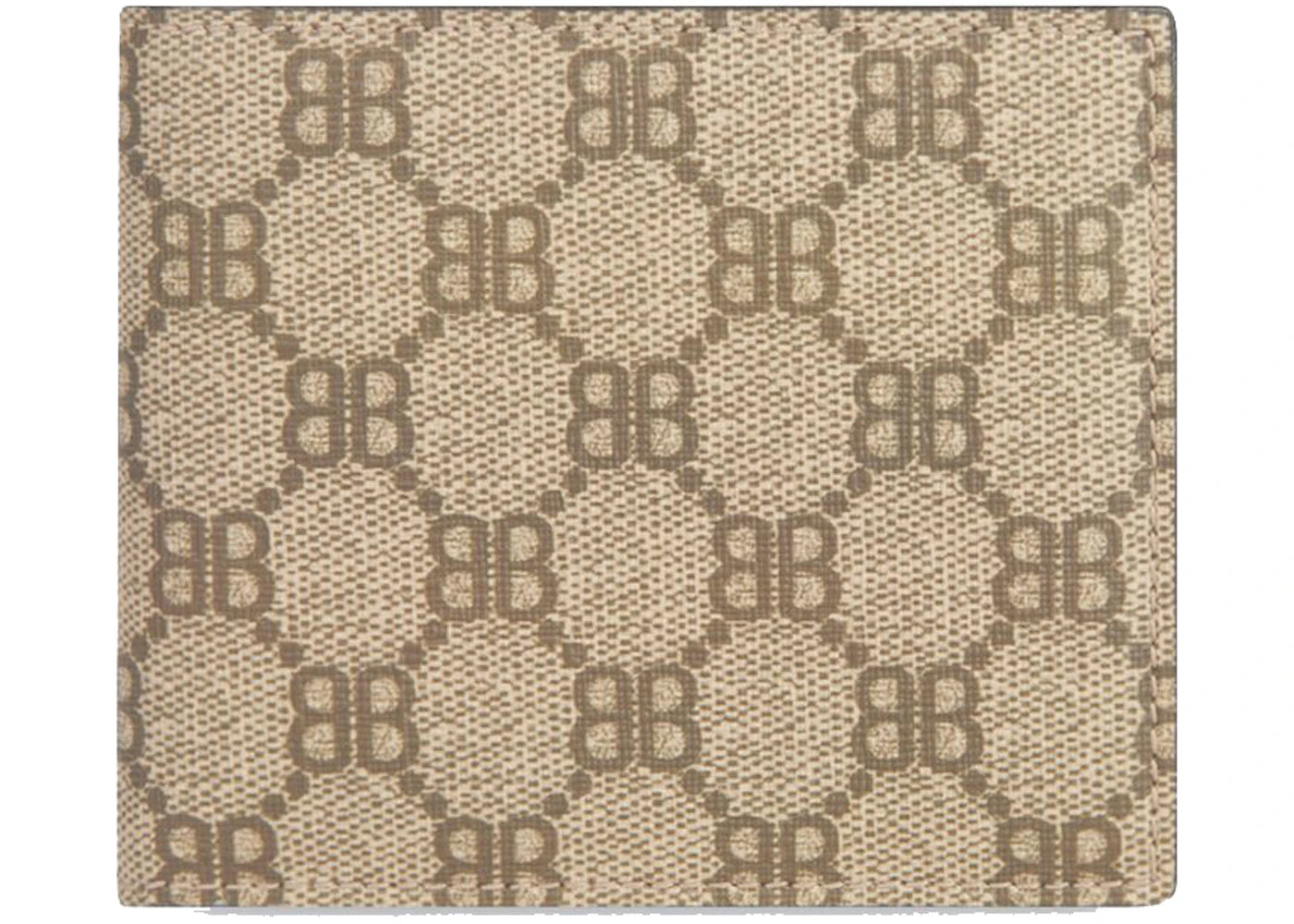Gucci X Balenciaga The Hacker Project Bi-Fold Wallet Beige