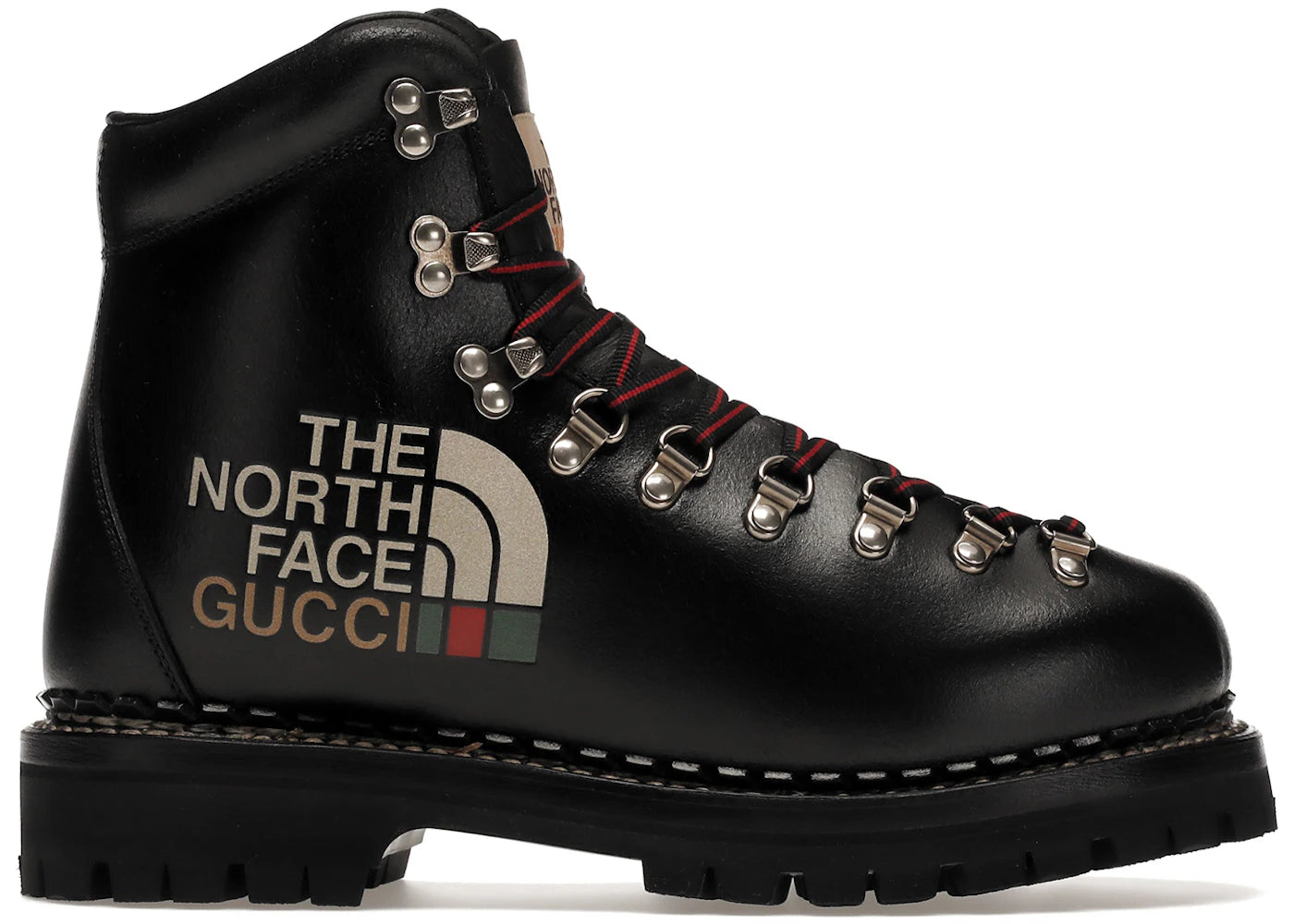 gucci x tnf boot black