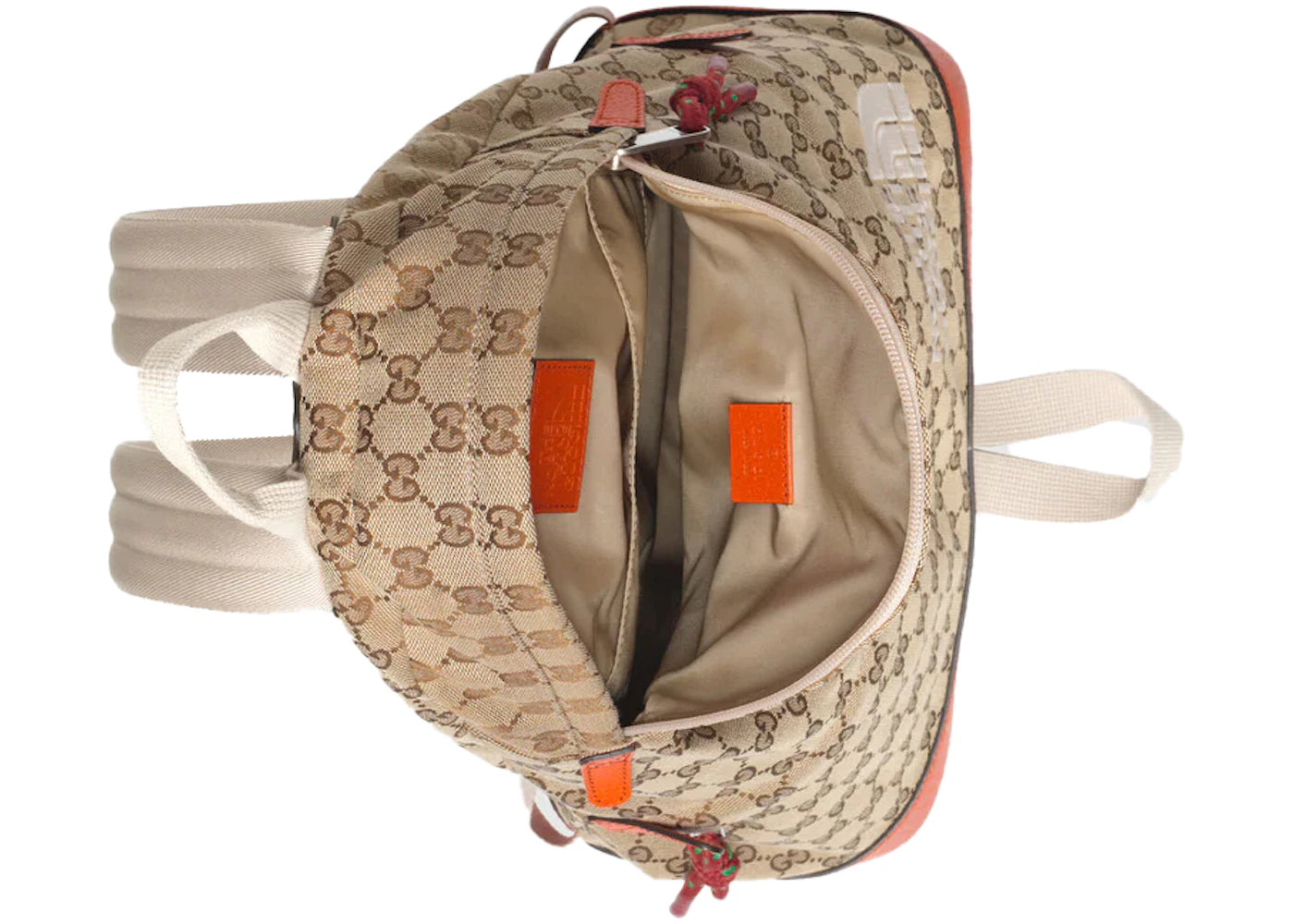 gucci x the north face backpack beige/ebony