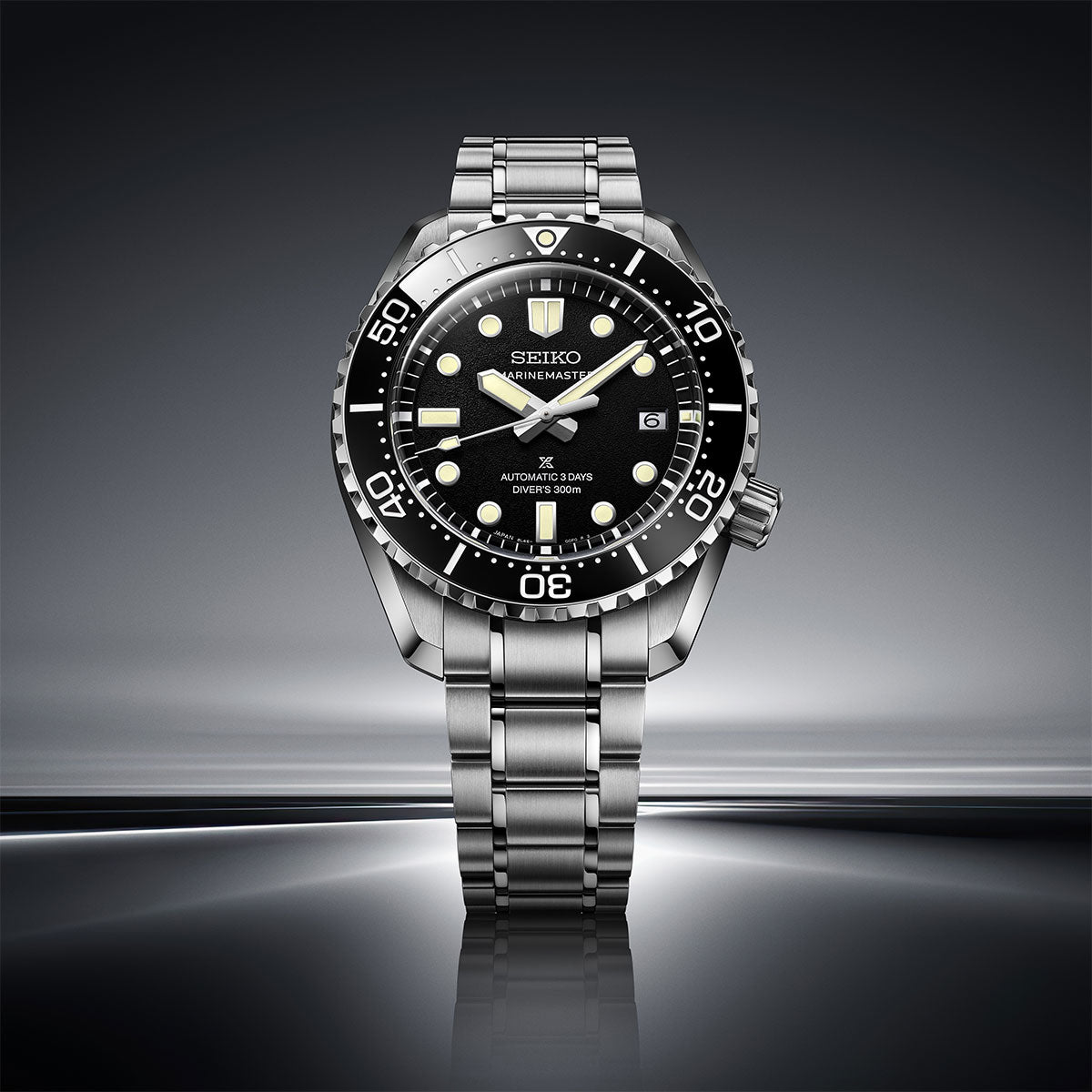 Seiko Prospex Marinemaster 1968 Heritage Reinterpretation In Satin Black - Black - HBF001J1