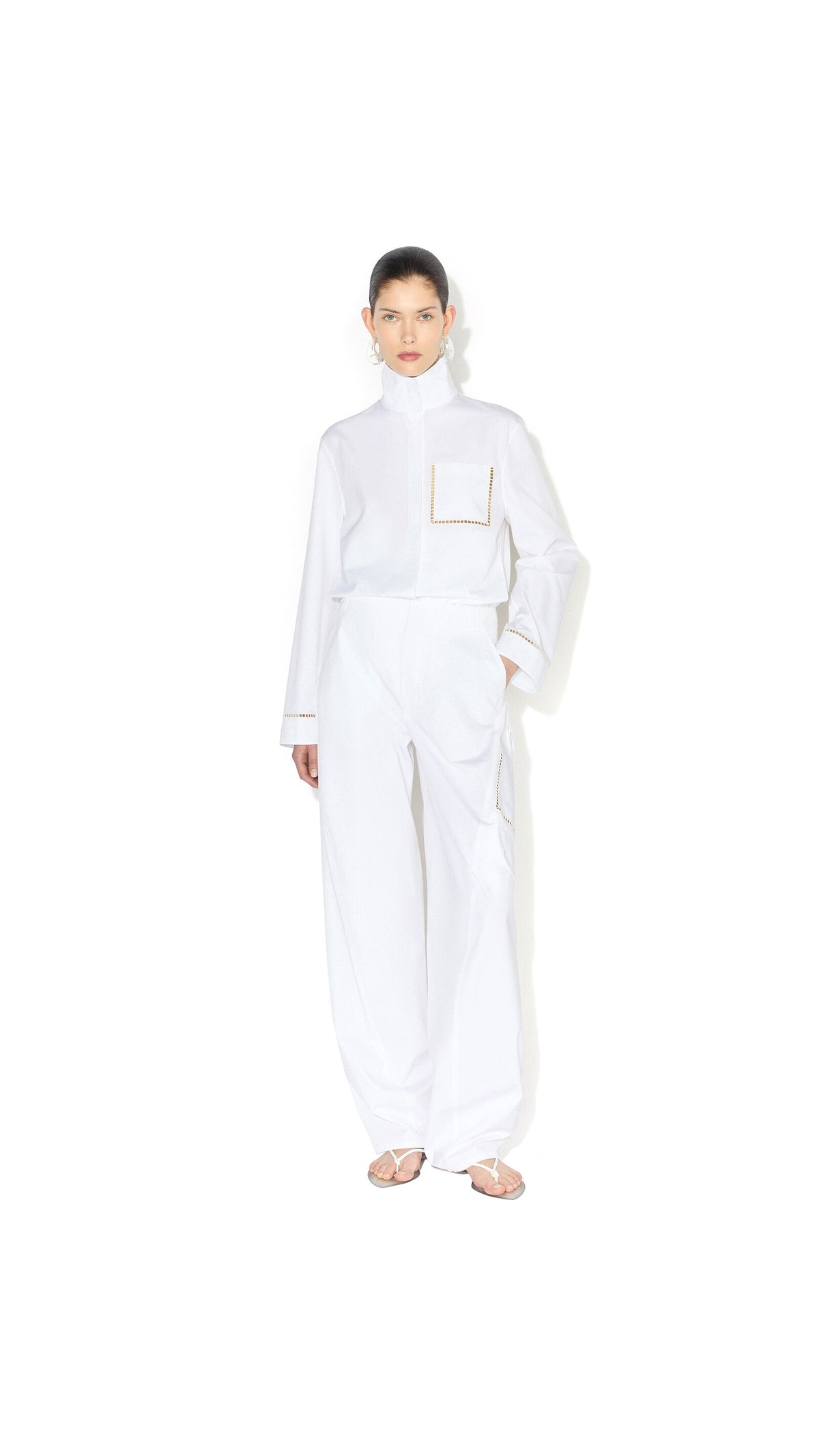 Alaïa Poplin Cargo Pants