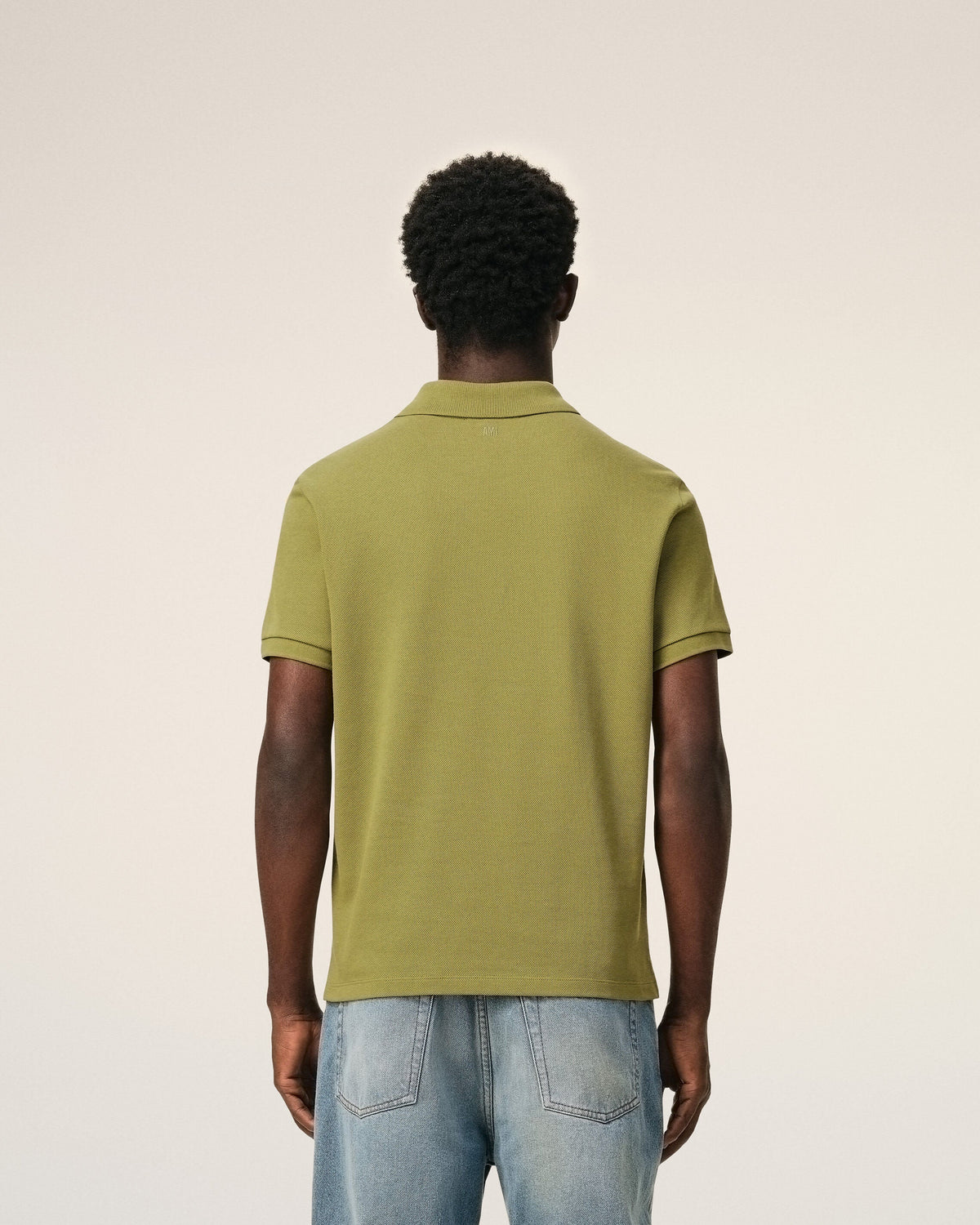 Green Cotton Short Sleeves Ami De Coeur Polo Shirt