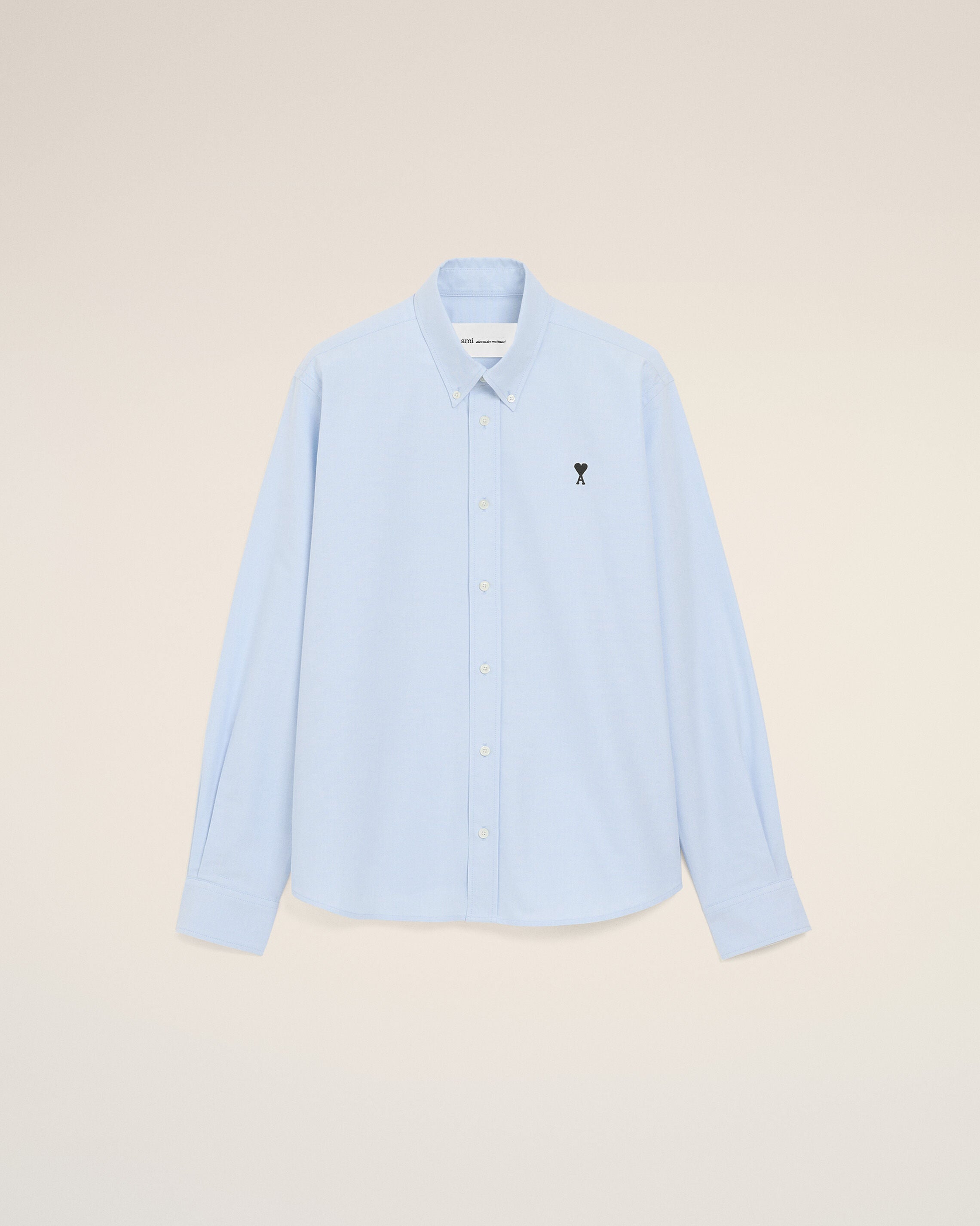 Blue Cotton Ami De Coeur Oxford Shirt