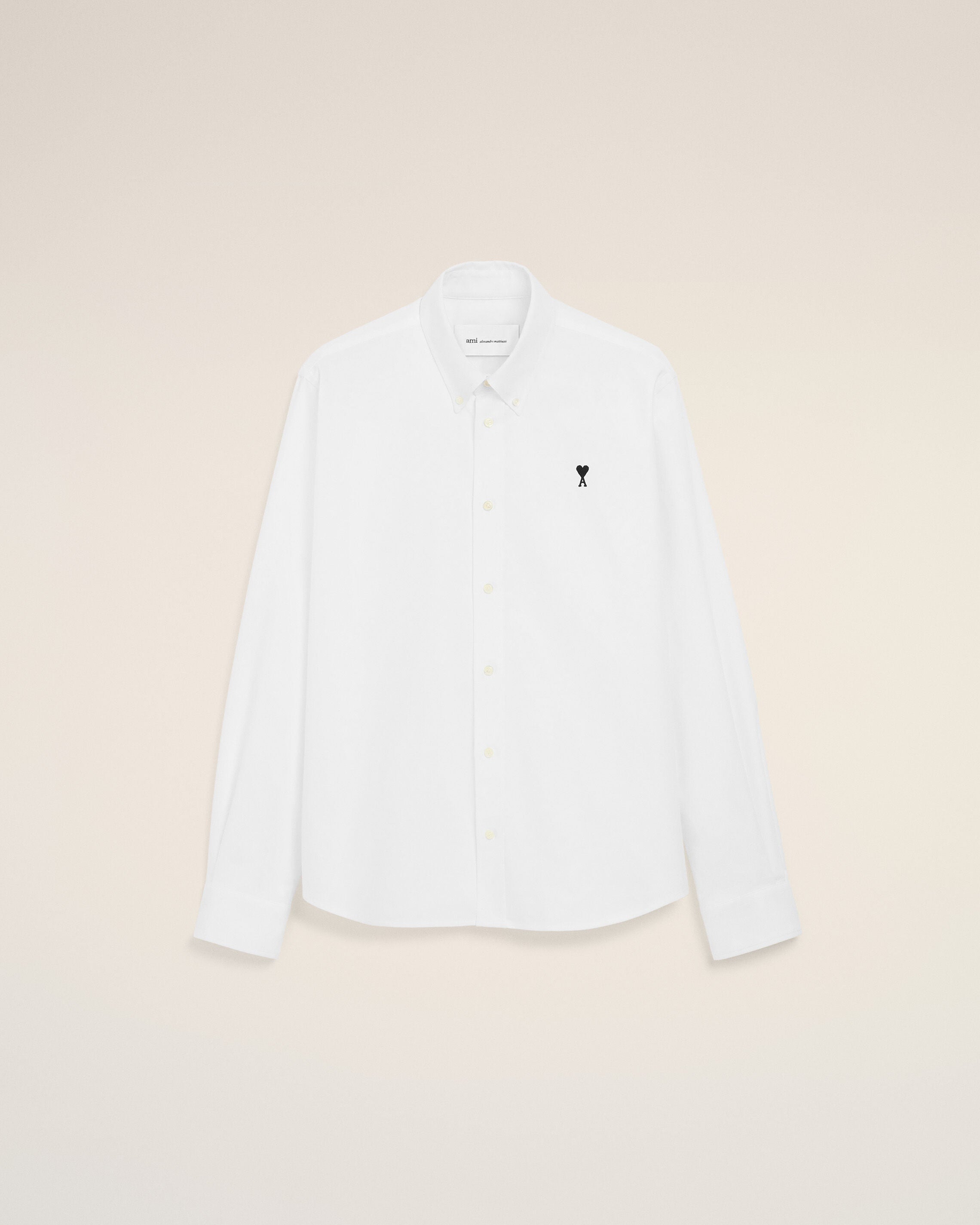 White Cotton Ami De Coeur Oxford Shirt