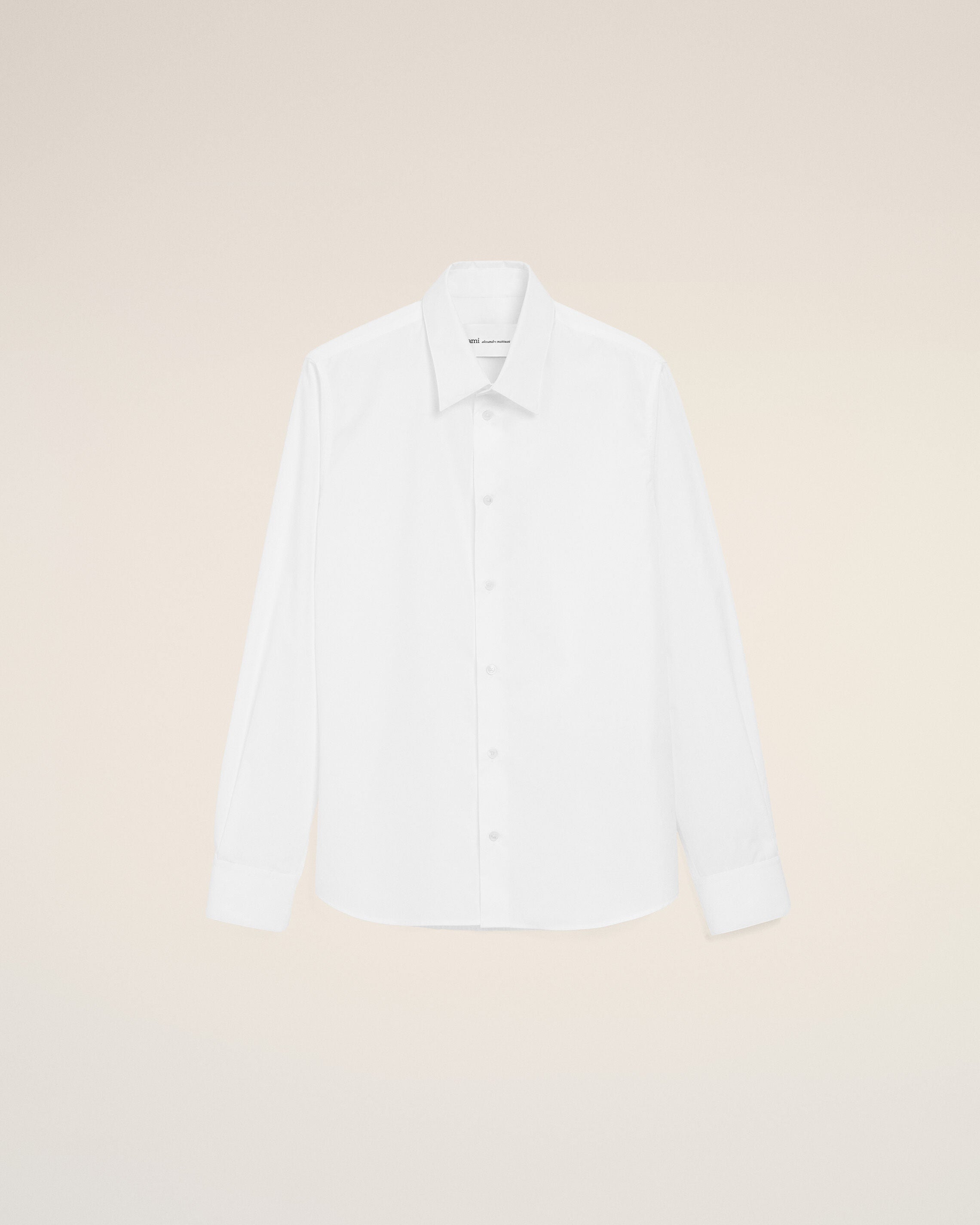 White Cotton Tailor Embroidered Ami De Coeur Shirt