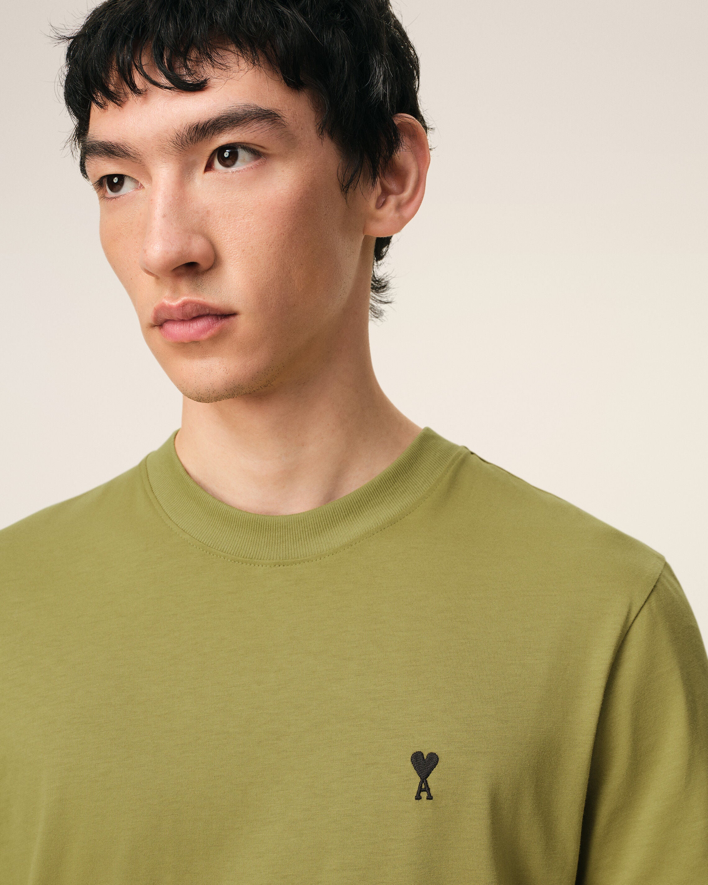 Green Cotton Ami De Coeur Tshirt