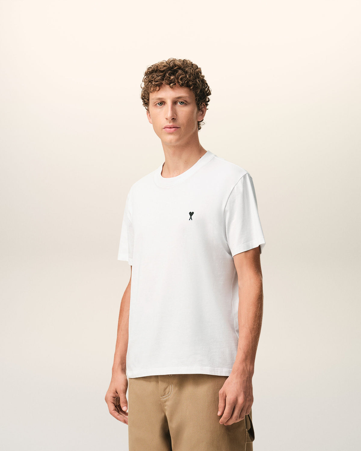 White Cotton Ami De Coeur Tshirt