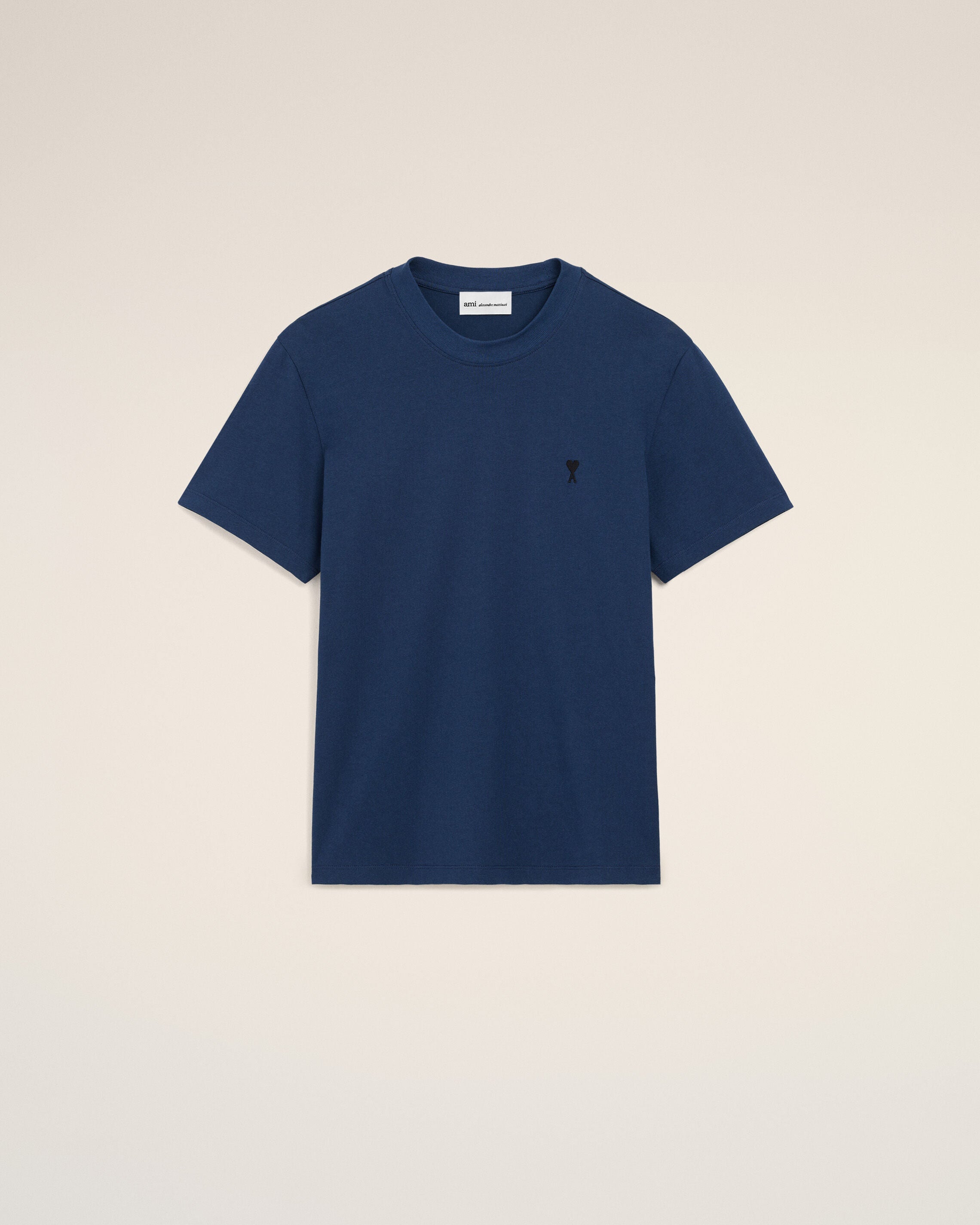 Blue Cotton Ami De Coeur Tshirt