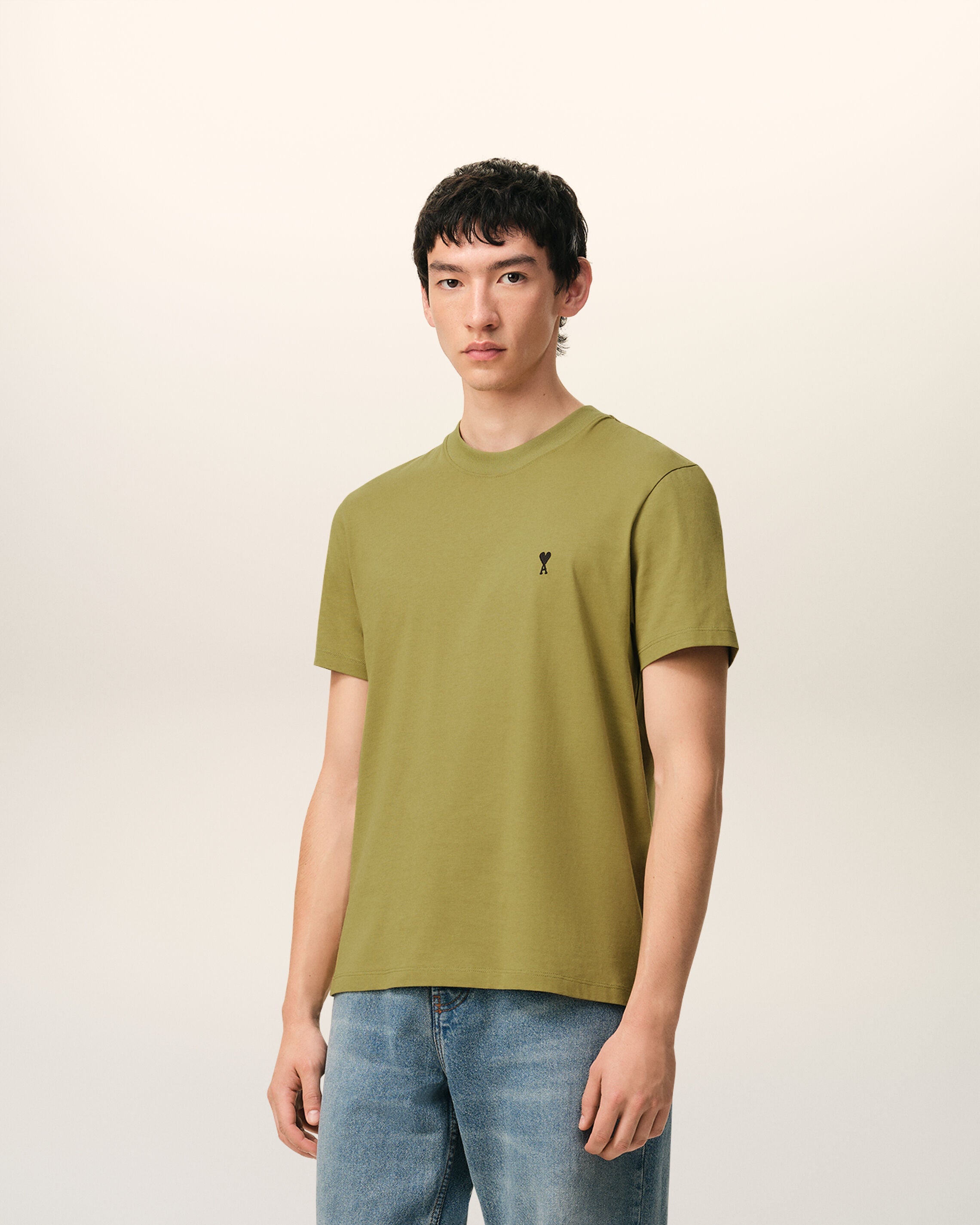 Green Cotton Ami De Coeur Tshirt