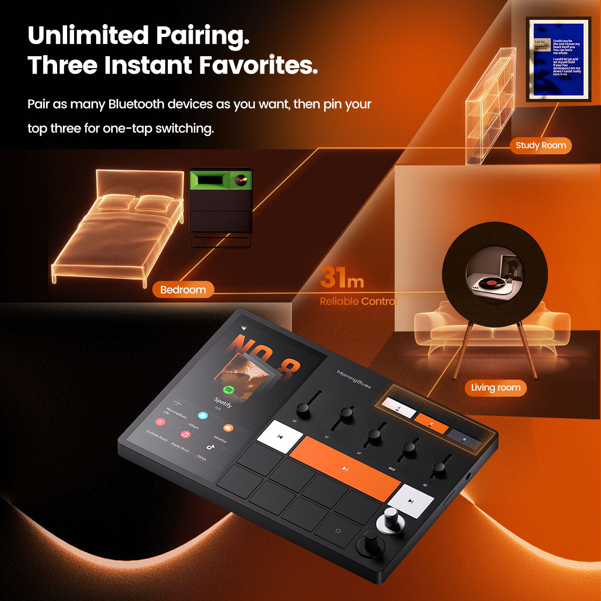 MorningBlues Music Hub 1 Speaker Controller