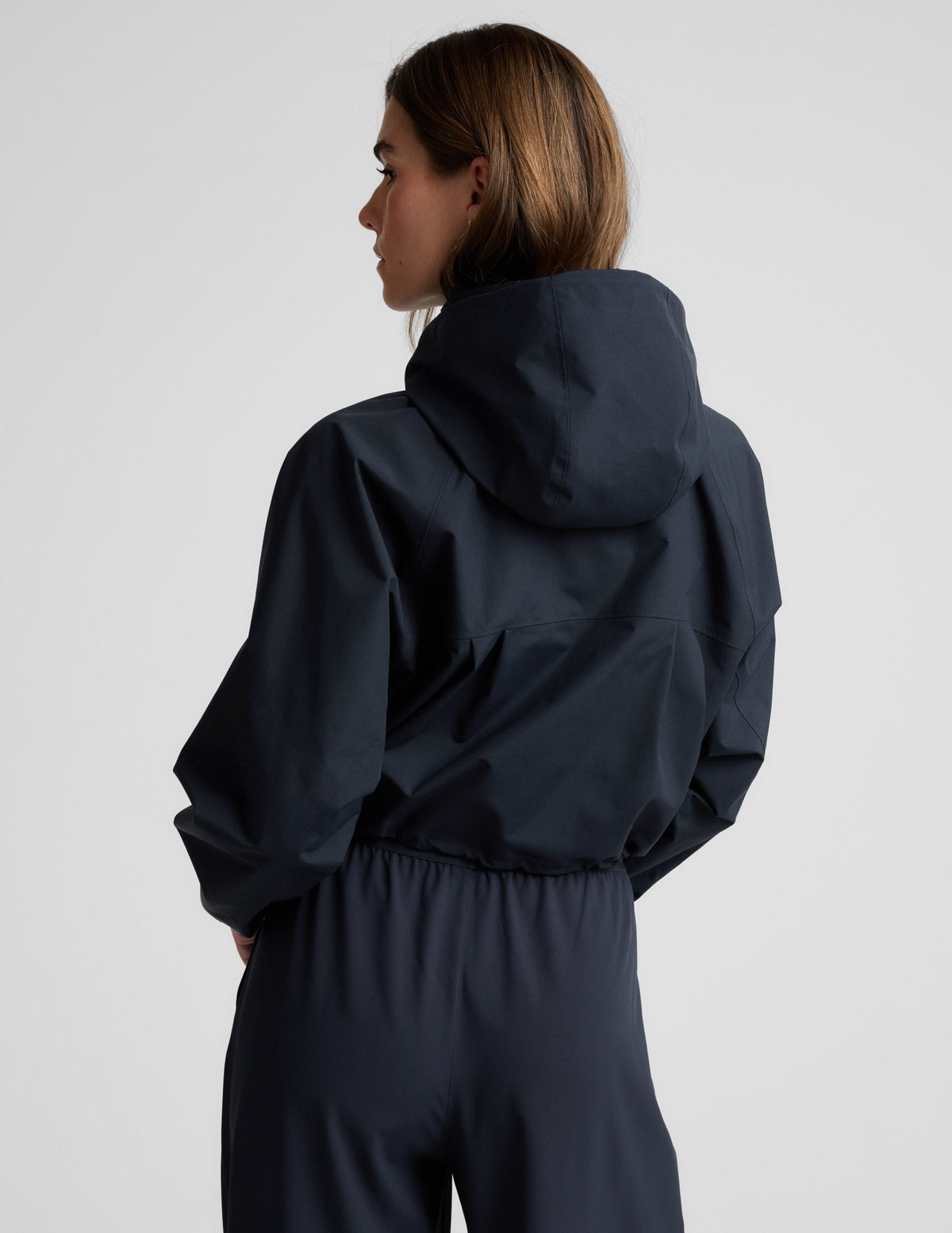 Beyond Yoga Rain Or Shine Adjustable Hooded Jacket Women's