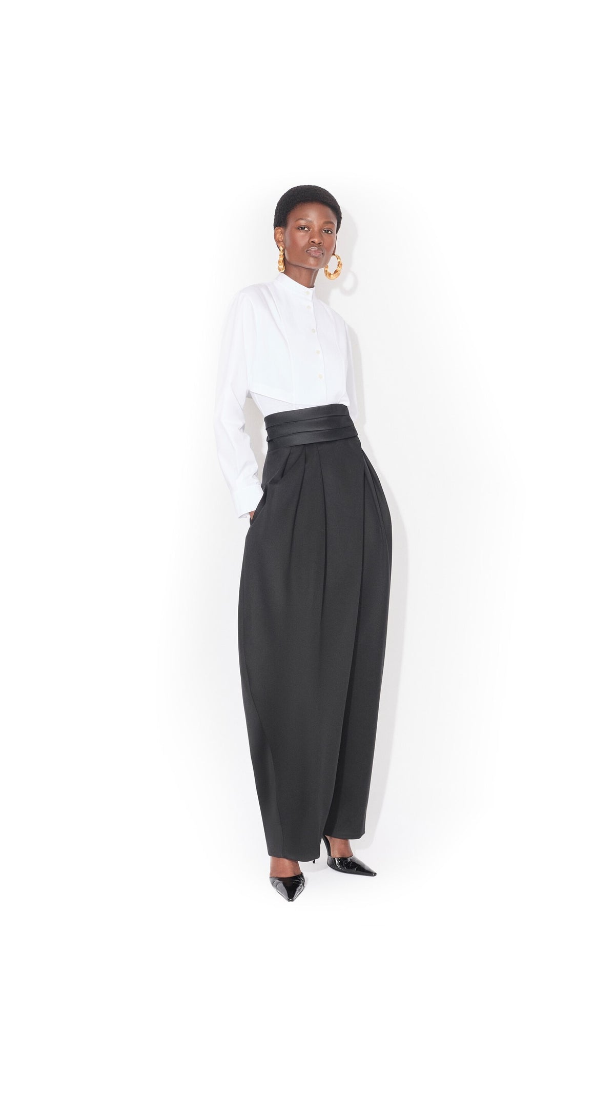 Alaïa Layer Cotton Poplin Shirt