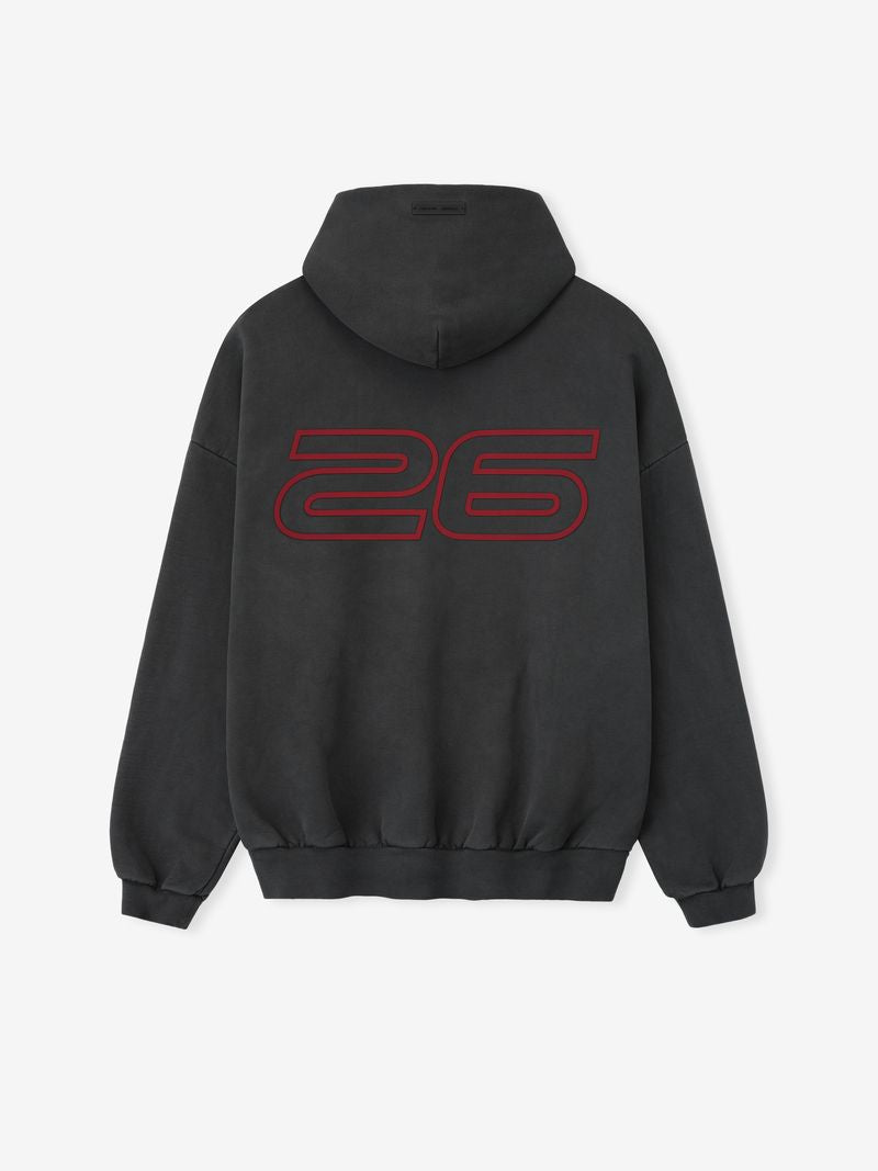 Essentials Heavy Fleece 90S Hoodie Iron Grey