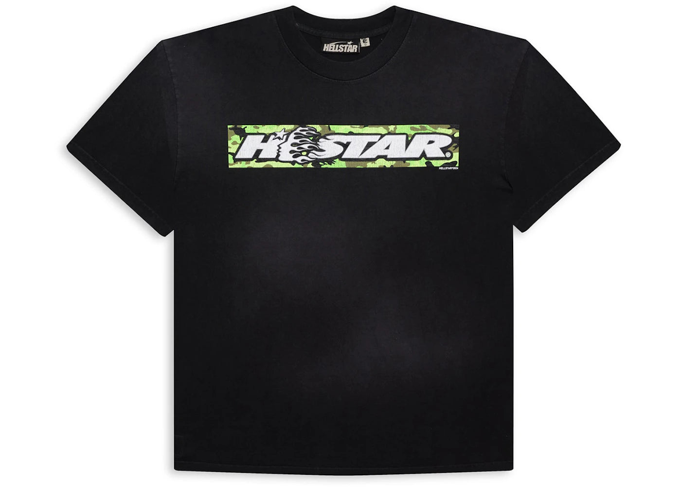 hellstar box logo t-shirt green
