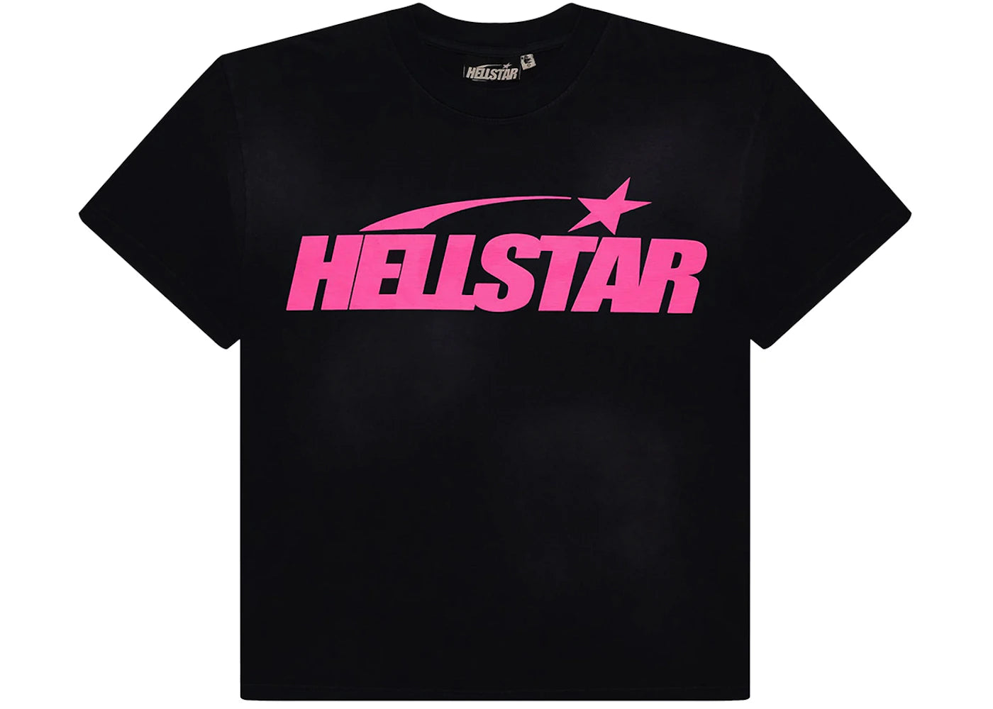 hellstar classic t-shirt (gel print) black/pink