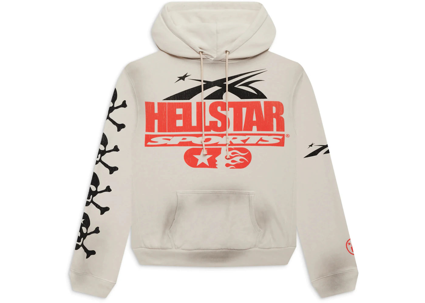 hellstar if you dont like us beat us hoodie white