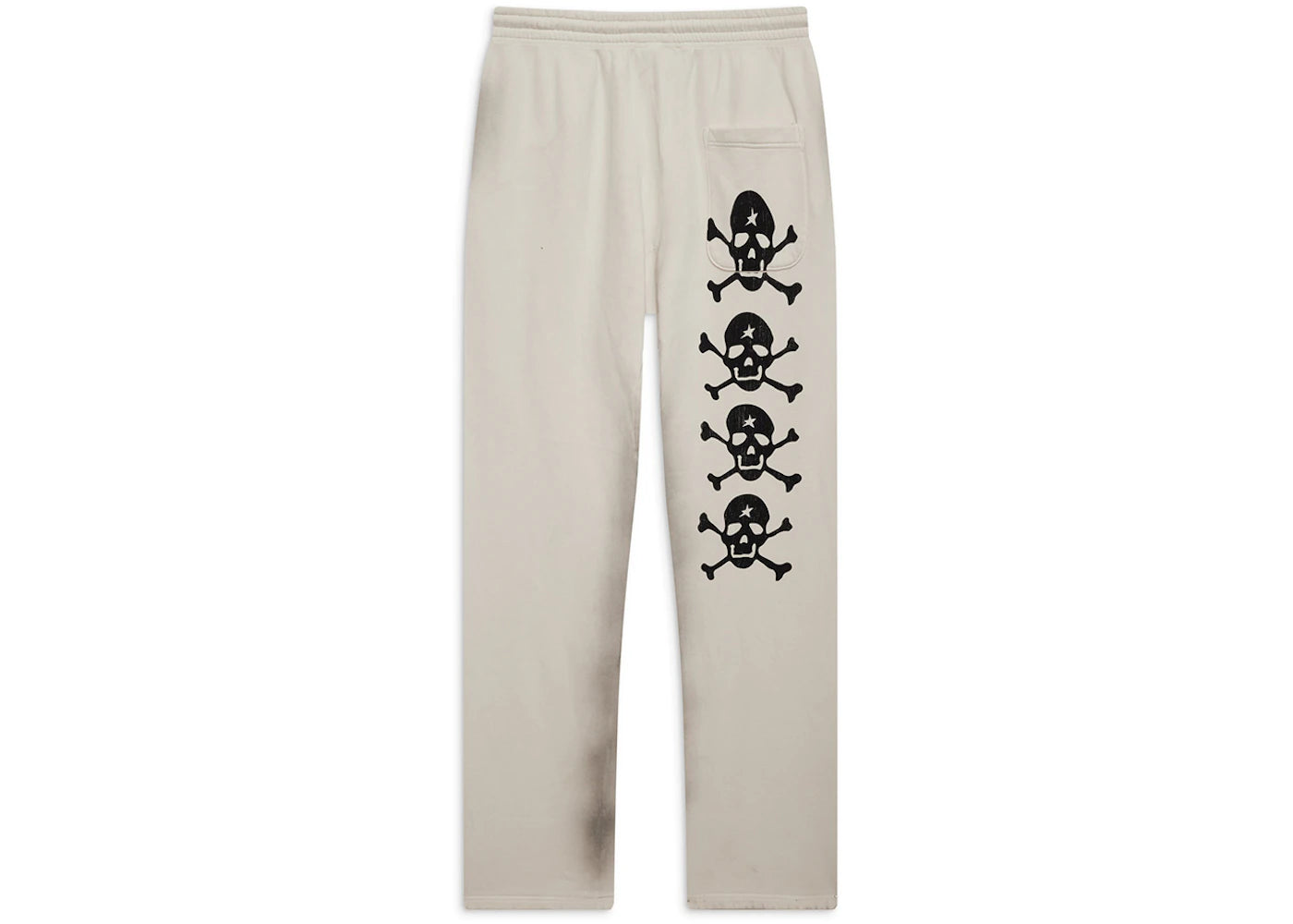 hellstar if you dont like us beat us sweatpants white