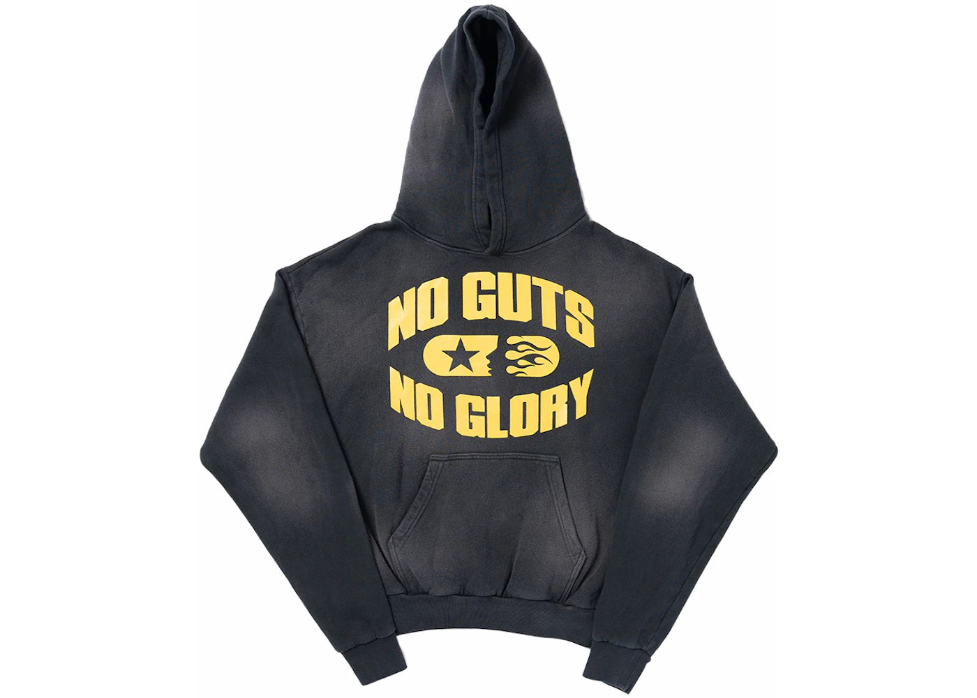 hellstar no guts no glory hoodie black