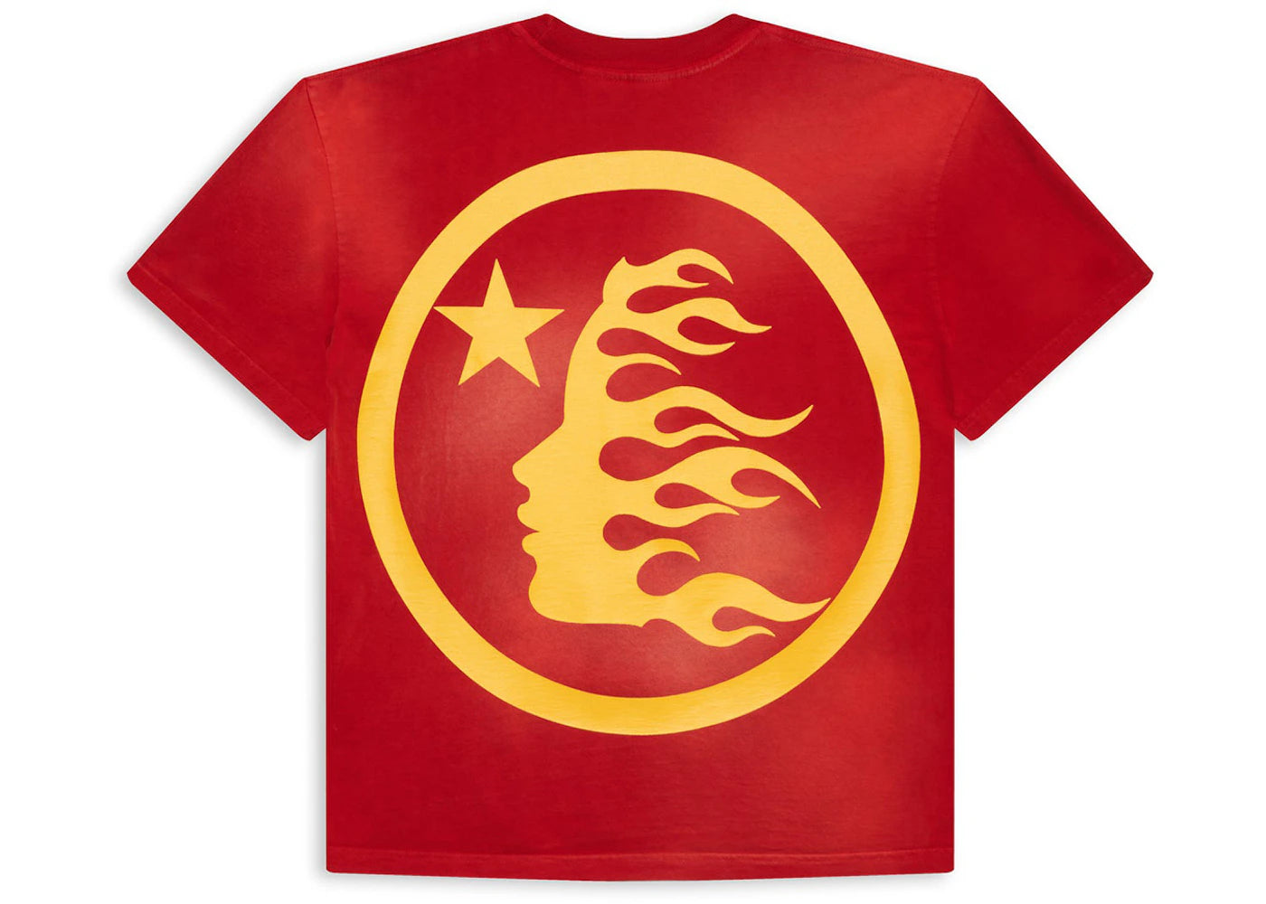 hellstar no guts no glory t-shirt red